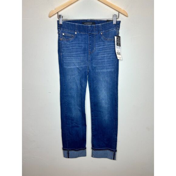 Liverpool Women's Size 4/27 Blue Denim Meet Chloe Pull On Jeans NWT - Picture 4 of 14